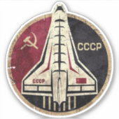 CCCP Buran Aufkleber (Vorderseite)