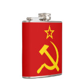 CCCP - Die Sowjetunions-Flagge Flachmann (Rechts)