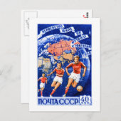 CCCP Football Postkarte (Vorne/Hinten)
