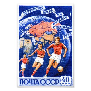 CCCP Fußball Fotodruck