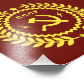 CCCP Hamer & Sickle Emblem Kodak Foto Paper (Ecke)