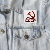 CCCP Hammer & Sichel Button (Beispiel)