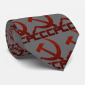 CCCP Hammer & Sichel Krawatte (Gerollt)