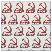 CCCP Hammer & Sichel Stoff (Nahaufnahme)