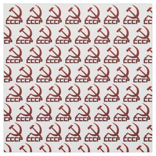 CCCP Hammer & Sickle Stoff (Muster)