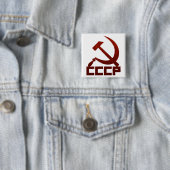 CCCP Hammer u. Sichel Button (Beispiel)