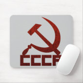 CCCP Hammer u. Sichel Mousepad (Mit Mouse)