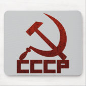 CCCP Hammer u. Sichel Mousepad (Vorne)