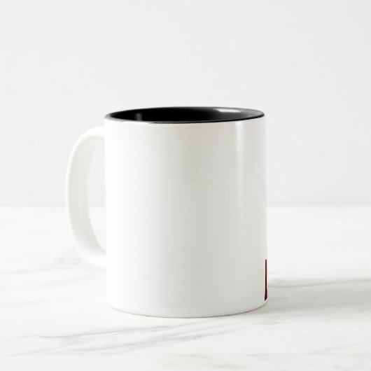 CCCP Hammer u. Sichel Zweifarbige Tasse (Vorderseite Links)