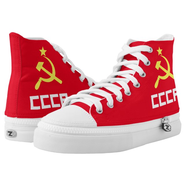CCCP hohe Spitzen Hoch-geschnittene Sneaker (Paar)