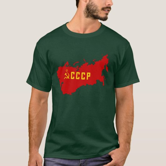 CCCP (Karte) T-Shirt (Vorderseite)