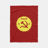 CCCP kommunistischer Abzeichen-Entwurf Fleecedecke (Vorderseite)