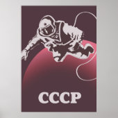 CCCP Kosmonaut Poster (Vorne)
