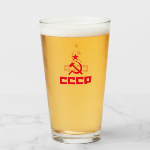 CCCP Pint-ski Glas