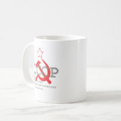 CCCP_red Kaffeetasse (Vorderseite Links)
