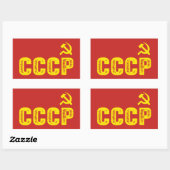 CCCP Retro und Vintage Aufkleber (Blatt)