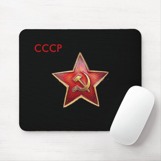 CCCP roter Stern Mousepad (Mit Mouse)