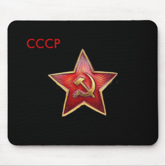 CCCP roter Stern Mousepad