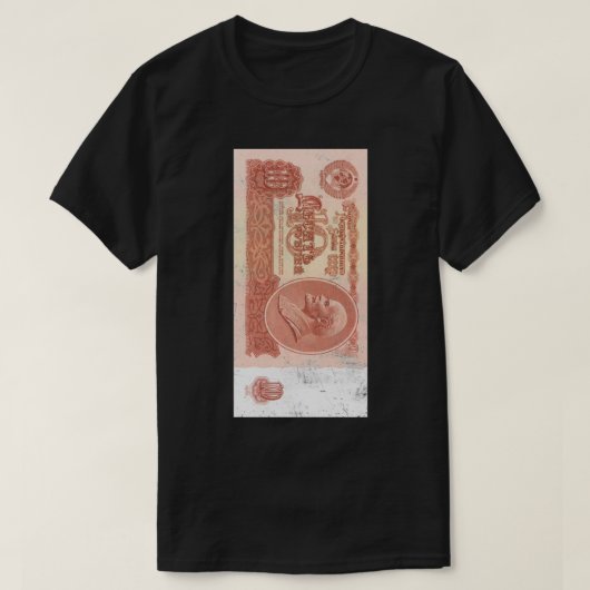 CCCP Ruble Lenin Sowjetmoney UdSSR T-Shirt (Design vorne)