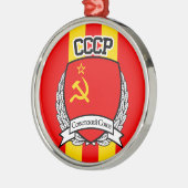 CCCP SILBERNES ORNAMENT (Links)