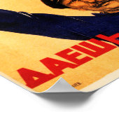 CCCP Sowjetluftschiff Russische Kommunistische Pro Poster (Ecke)