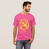 CCCP Sowjetunion Gewerkschaft UdSSR Kalter Krieg T-Shirt (Vorne ganz)