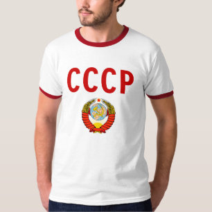 CCCP UDSSR die Sowjetunion mit Staats-Emblem T-Shirt