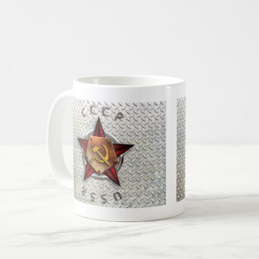 CCCP UDSSR GESCHICHTSTasse Kaffeetasse (Vorderseite Links)