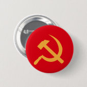 cccp UDSSR-Hammer und Sichel Button (Vorne & Hinten)