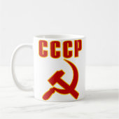cccp UDSSR-Hammer und Sichel Kaffeetasse (Links)