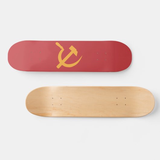 cccp UDSSR-Hammer und Sichel Skateboard (Horizontal)
