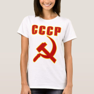 cccp UDSSR-Hammer und Sichel T-Shirt