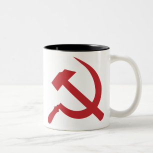 cccp UDSSR-Hammer und Sichel Zweifarbige Tasse