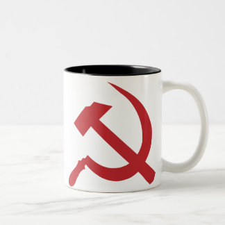 cccp UDSSR-Hammer und Sichel Zweifarbige Tasse