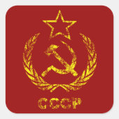 CCCP USR Kommunistisch verwendete Stickers (Vorderseite)