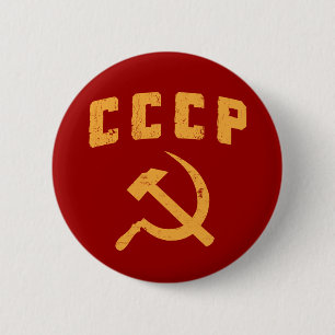 cccp Vintager Russe-UDSSRhammer und -sichel Button