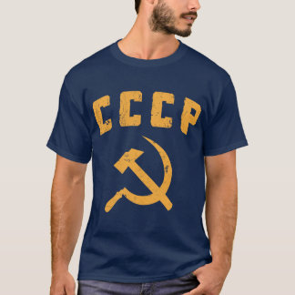 cccp Vintager Russe-UDSSRhammer und -sichel T-Shirt