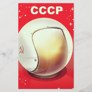 CCCP Vintages sowjetisches Plakat Briefpapier