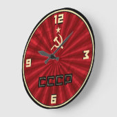 CCCP-Wanduhr Große Wanduhr (Winkel)