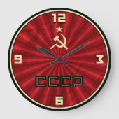CCCP-Wanduhr Große Wanduhr (Vorderseite)