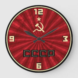 CCCP-Wanduhr Große Wanduhr