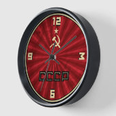 CCCP-Wanduhr Uhr (Winkel)
