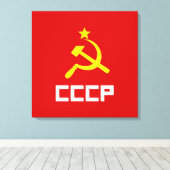 CCCP Wrapped Canvas Leinwanddruck (Insitu (Holzboden))