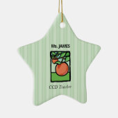 CCD Lehrer Danke, Apple Keramik Ornament (Rechts)