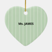 CCD Lehrer Danke, Apple Keramik Ornament (Hinten)