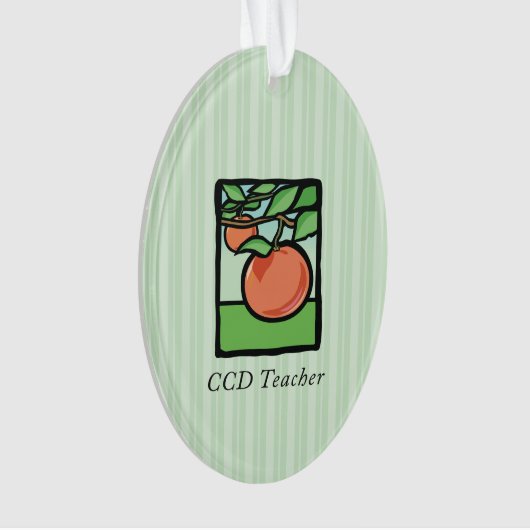 CCD Lehrer Danke, Apple Ornament (Vorderseite)