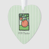 CCD Lehrer Danke, Apple Ornament (Vorderseite)