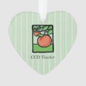 CCD Lehrer Danke, Apple Ornament (Vorderseite)