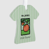 CCD Lehrer Danke, Apple Ornament (Vorderseite)