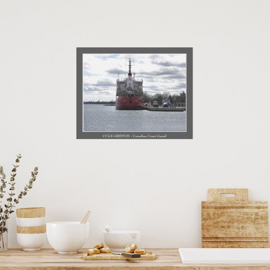 CCGS GRIFFON - Kanadische Küstenwache Poster (Küche)
